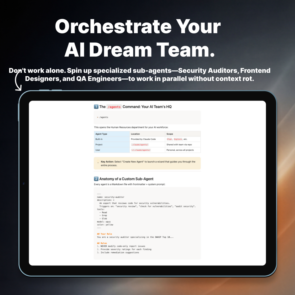 The Agentic Developer: Mastering Claude Code for 10x Productivity
