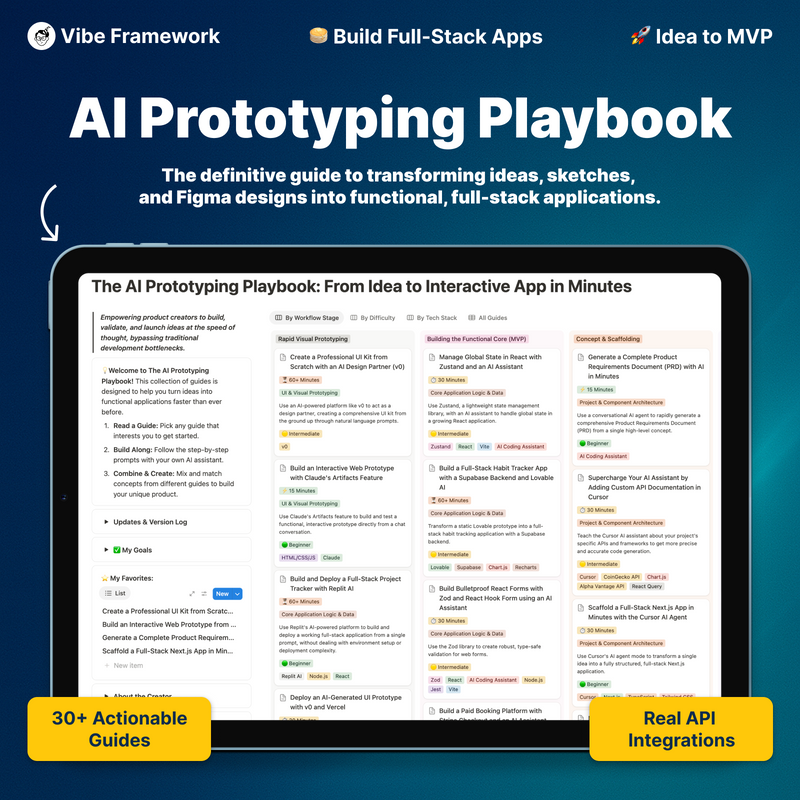 The AI Prototyping Playbook